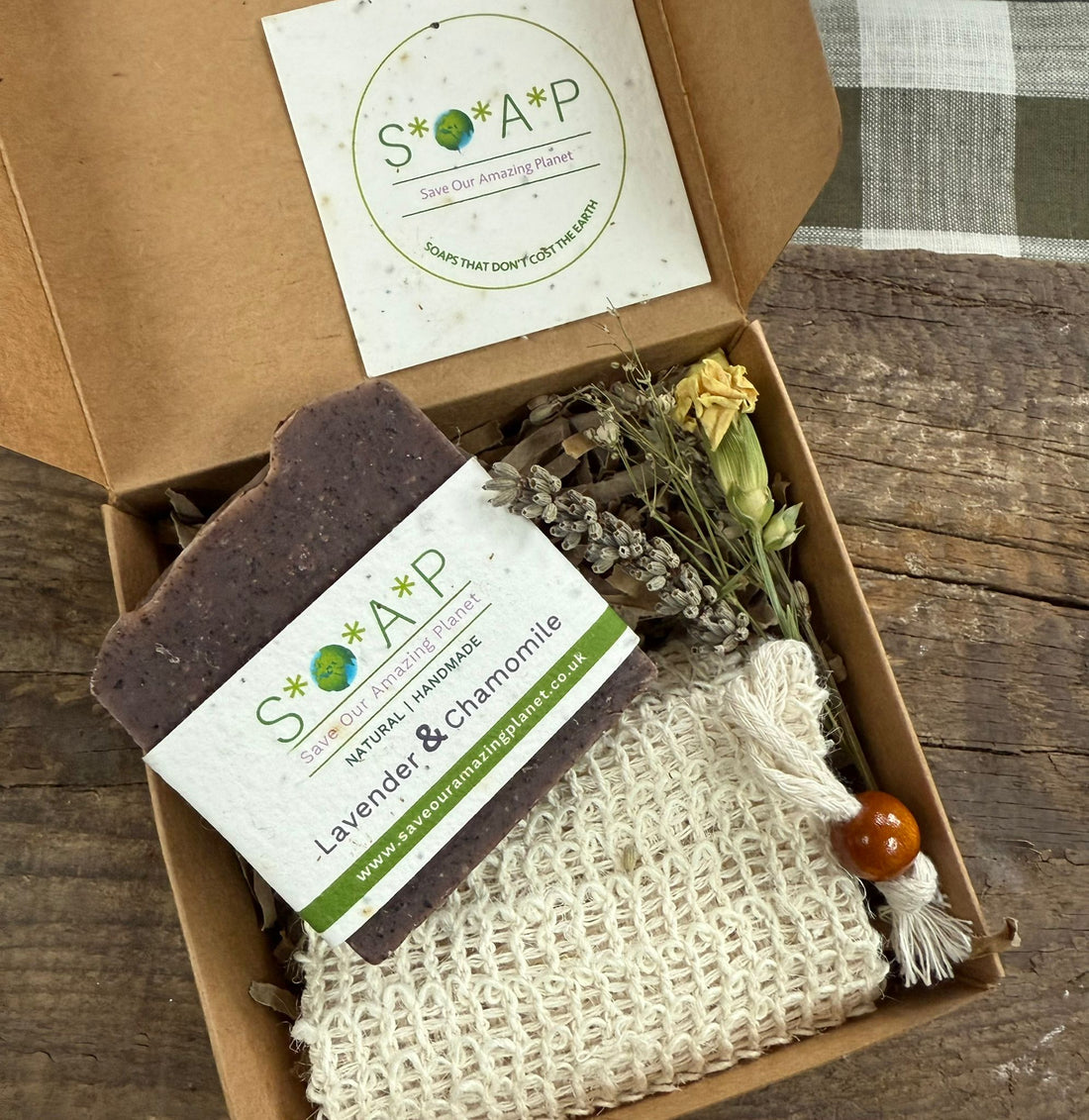 Sisal Soap Saver and Gift Set