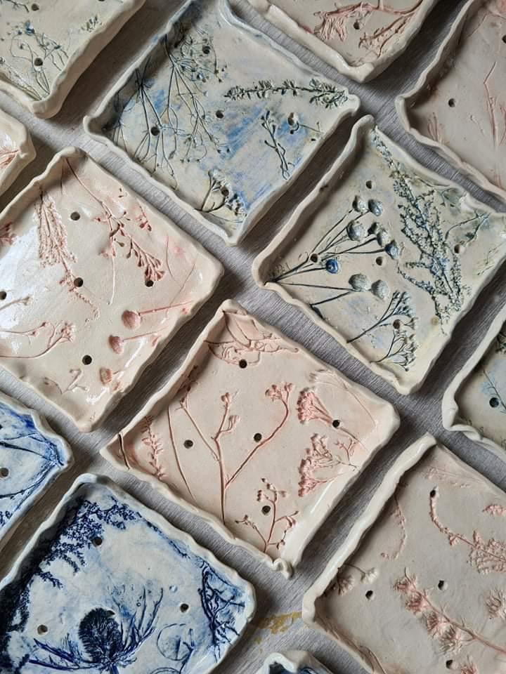 Botanical Soap Dish Gift Set