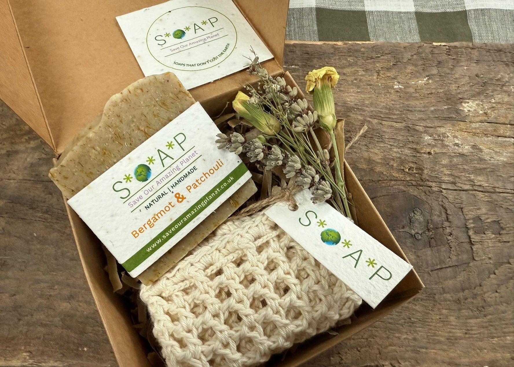 Luxury Soap Saver and Gift Set