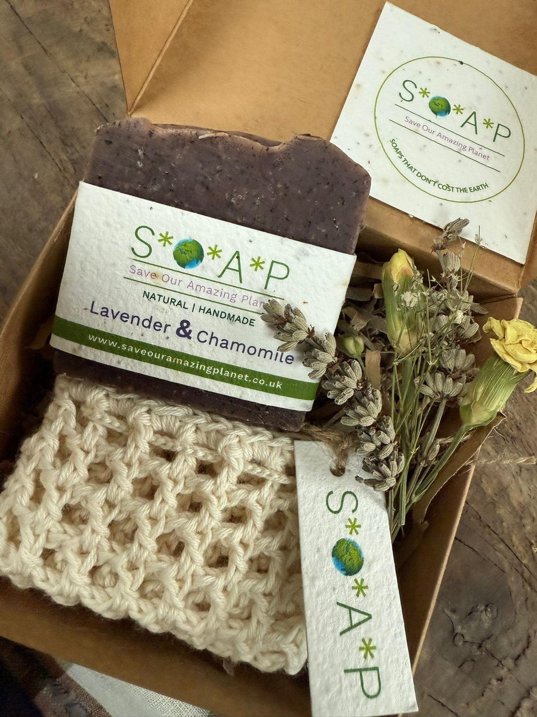 Luxury Soap Saver and Gift Set